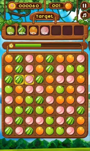Скачать взломанную Fruit Break — Много денег — скриншот 3