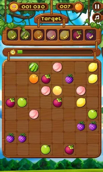 Скачать взломанную Fruit Break — Много денег — скриншот 5