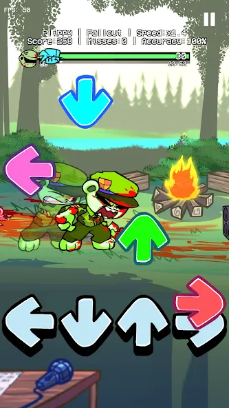 Скачать Flippy Flippin Out V1 — Последняя версия (Много денег и без рекламы) — скриншот 1