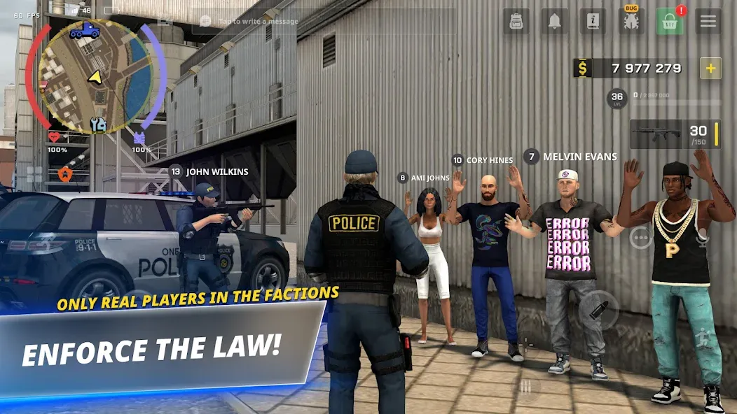 One State RP - Life Simulator MOD — Много денег и бесконечная энергия на Андроид — скриншот 3