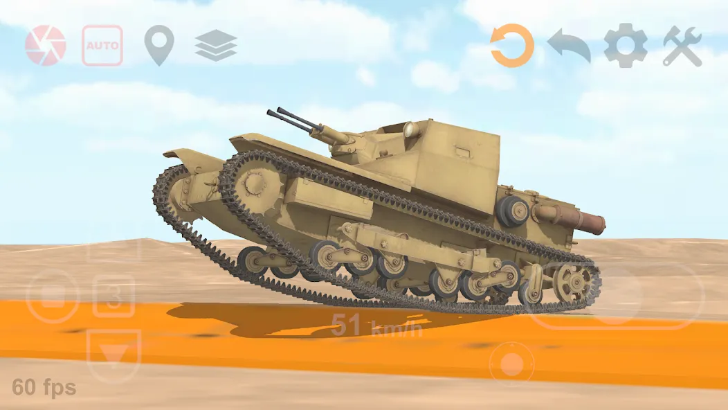 Tank Physics Mobile Vol.3 (Мод Все танки разблокированы) — скриншот 4