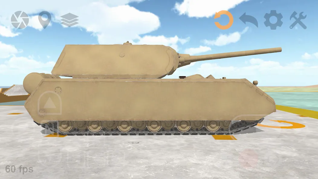 Tank Physics Mobile Vol.3 (Мод Все танки разблокированы) — скриншот 5