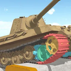 Tank Physics Mobile Vol.3 (Мод Все танки разблокированы)