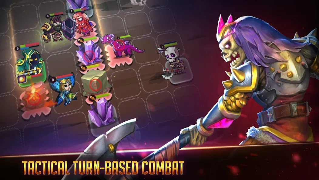 Forest Knight - Tactical RPG на Андроид — Мод Много денег — скриншот 1 Forest Knight - Tactical RPG на Андроид — Мод Много денег — скриншот 1