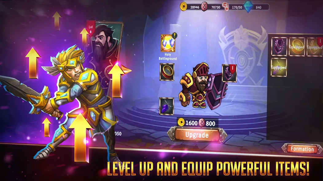 Forest Knight - Tactical RPG на Андроид — Мод Много денег — скриншот 3 Forest Knight - Tactical RPG на Андроид — Мод Много денег — скриншот 3
