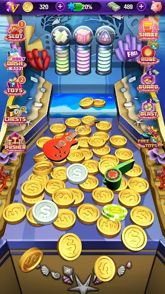 Взлом Coin Pusher — Много денег — скриншот 3