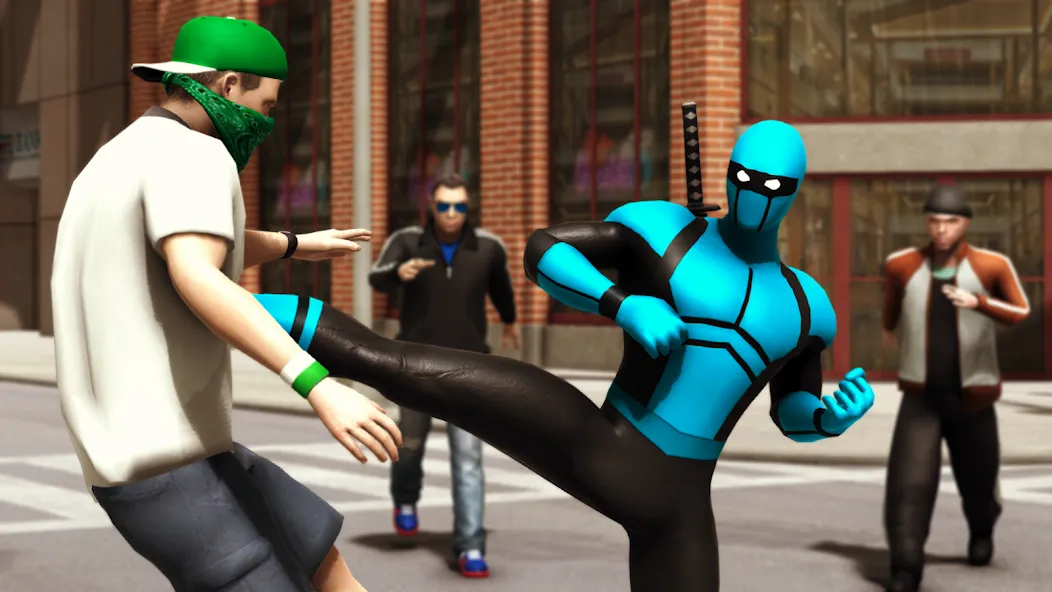 Скачать Blue Ninja : Superhero Game — Последняя версия (Много денег) — скриншот 1