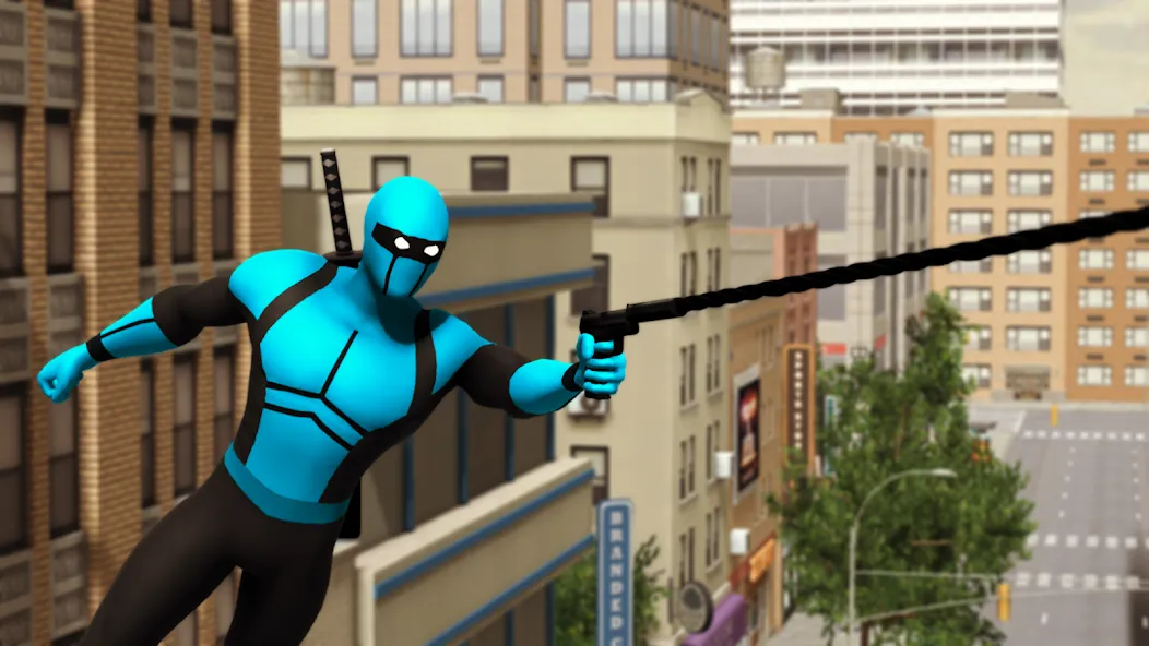 Скачать Blue Ninja : Superhero Game — Последняя версия (Много денег) — скриншот 3