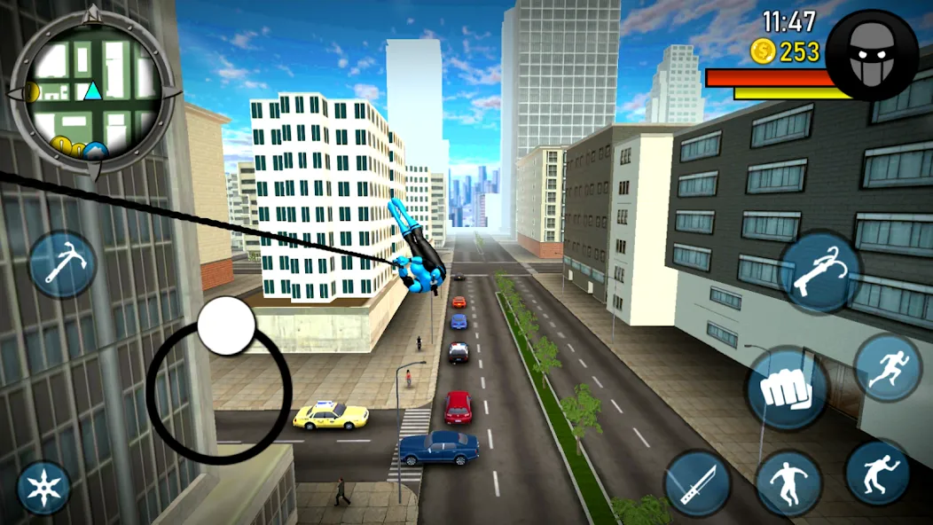 Скачать Blue Ninja : Superhero Game — Последняя версия (Много денег) — скриншот 5