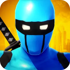 Скачать Blue Ninja : Superhero Game — Последняя версия (Много денег)