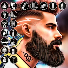 Barber Shop Hair Cut Sim Games — Мод: Много денег