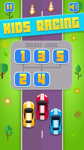 Скачать Kids Racing, Racecar Boy Girl (Мод: Все машины открыты) на Андроид — скриншот 3
