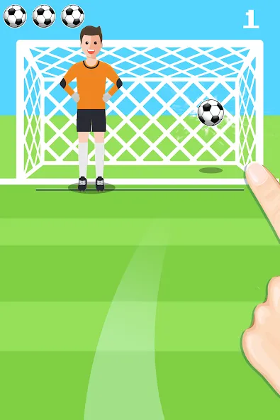 Скачать Penalty Shootout Game Offline MOD APK — Много денег — скриншот 3