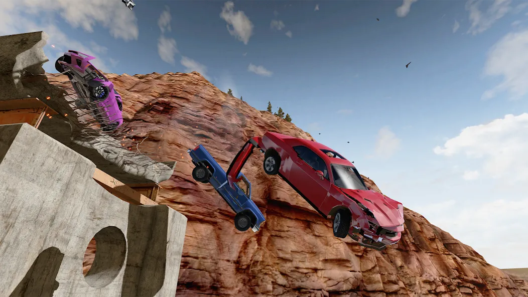 RCC - Real Car Crash Simulator — Взломанная версия (Много денег) — скриншот 3