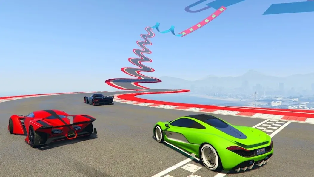 Скачать взломанную Mega Ramp Car Offline Games — Много денег — скриншот 3 Скачать взломанную Mega Ramp Car Offline Games — Много денег — скриншот 3