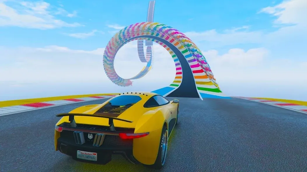 Скачать взломанную Mega Ramp Car Offline Games — Много денег — скриншот 4 Скачать взломанную Mega Ramp Car Offline Games — Много денег — скриншот 4