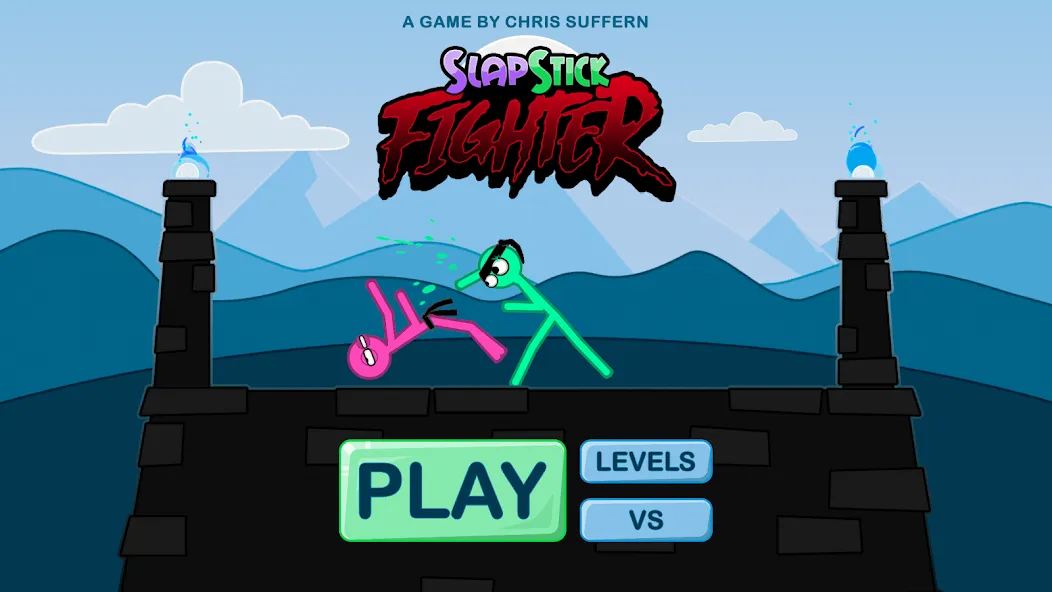 Slapstick Fighter - Fight Game (Мод Много денег и бесконечная выносливость) — скриншот 1