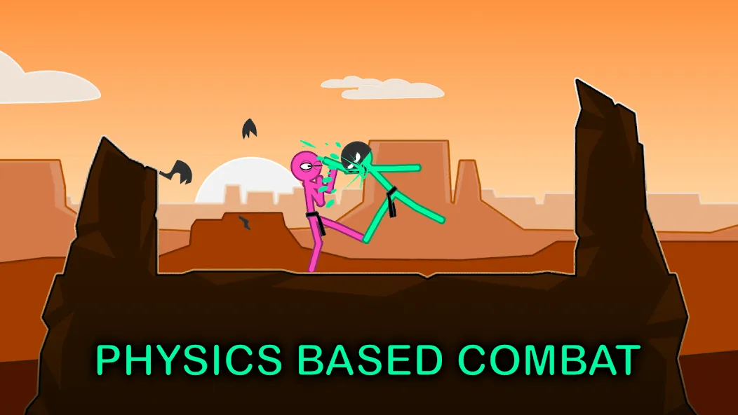 Slapstick Fighter - Fight Game (Мод Много денег и бесконечная выносливость) — скриншот 2
