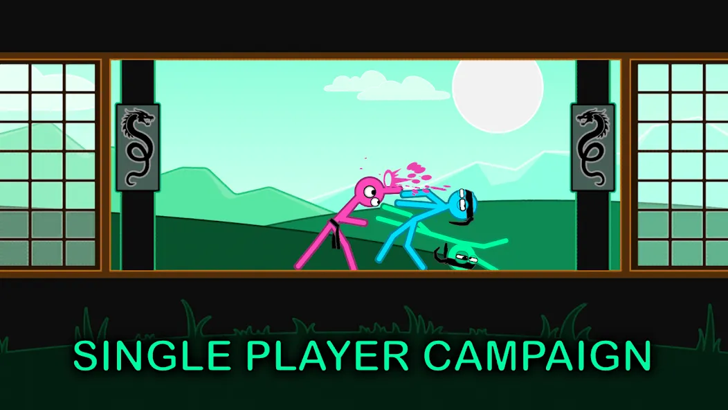 Slapstick Fighter - Fight Game (Мод Много денег и бесконечная выносливость) — скриншот 3