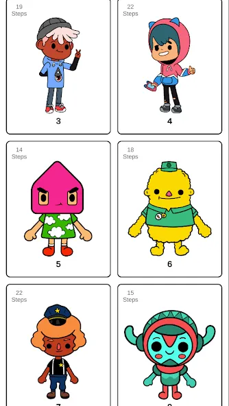 Скачать How to draw Toca на Android — Все разблокировано — скриншот 2