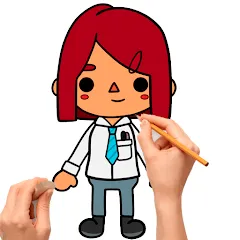 Скачать How to draw Toca на Android — Все разблокировано