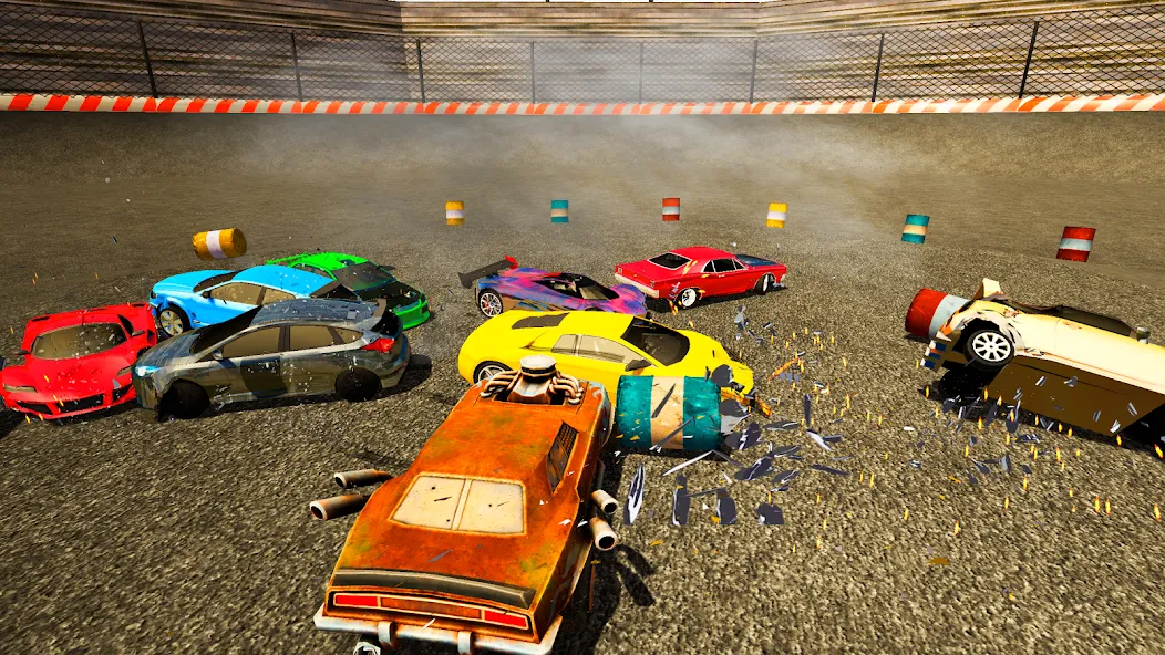 Demolition Derby Mad Car Crash на Андроид — Мод Много денег — скриншот 5