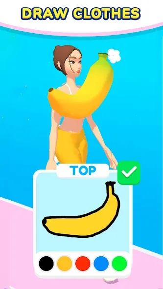Скачать Draw Dress! с модом — Все разблокировано — скриншот 1