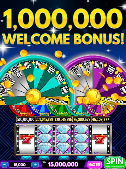 Spin Vegas Slots: Slot Games — Много денег — скриншот 1