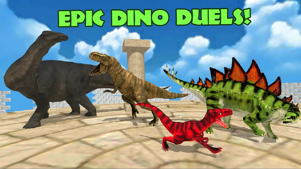 Dino Battle Arena Lost Kingdom MOD — Много денег на Андроид — скриншот 3