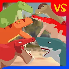 T-Rex Fights Dinosaurs — Мод: Много денег и кристаллов