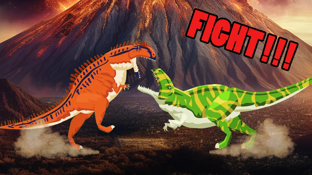Скачать T-Rex Fights More Dinosaurs — Последняя версия (Много денег и бессмертие) — скриншот 3 Скачать T-Rex Fights More Dinosaurs — Последняя версия (Много денег и бессмертие) — скриншот 3