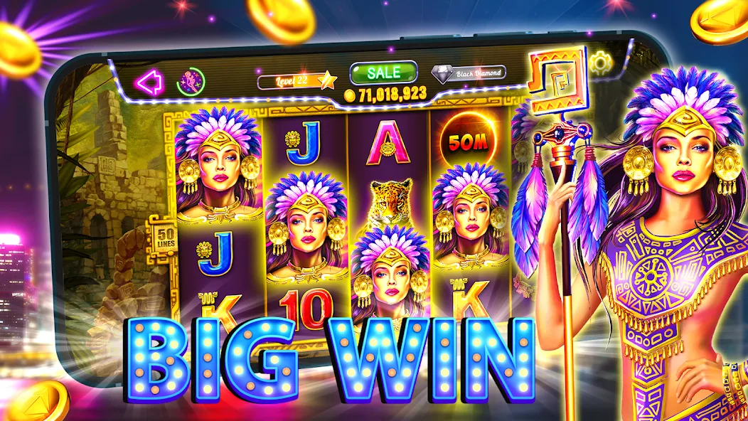 Скачать Old Vegas Slots - Casino 777 на Android — Много денег — скриншот 1