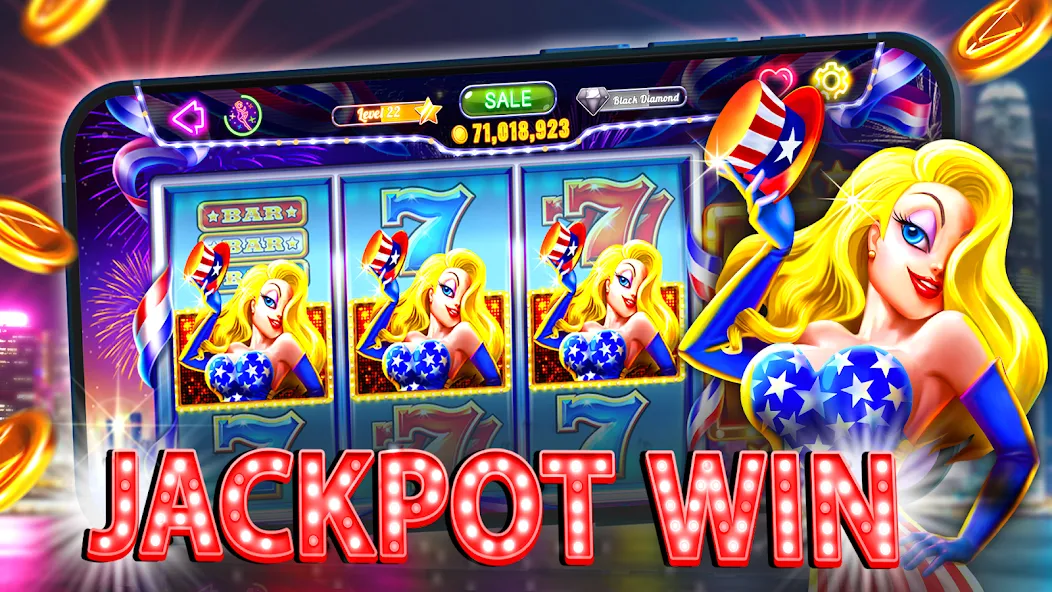 Скачать Old Vegas Slots - Casino 777 на Android — Много денег — скриншот 5