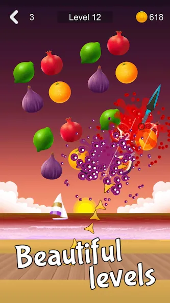 Скачать Fruit Sniper на Андроид — Много денег и бесконечные патроны — скриншот 3