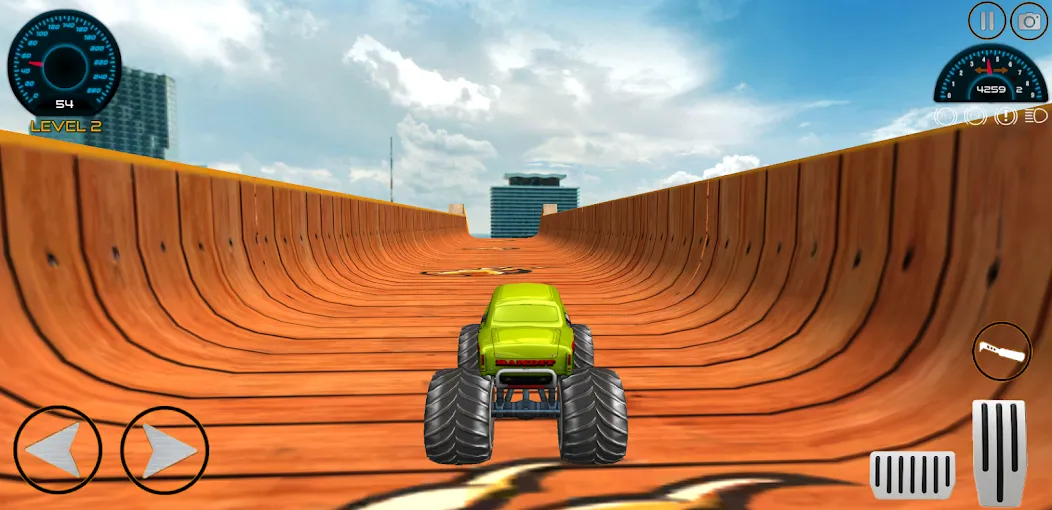 Скачать Monster Truck Car Game 3d на телефон — Много денег и все машины разблокированы — скриншот 5