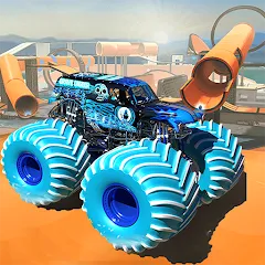 Скачать Monster Truck Car Game 3d на телефон — Много денег и все машины разблокированы