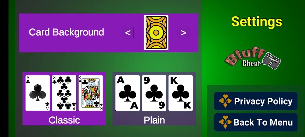 Скачать Bluff Card Game на Android — Все разблокировано — скриншот 2