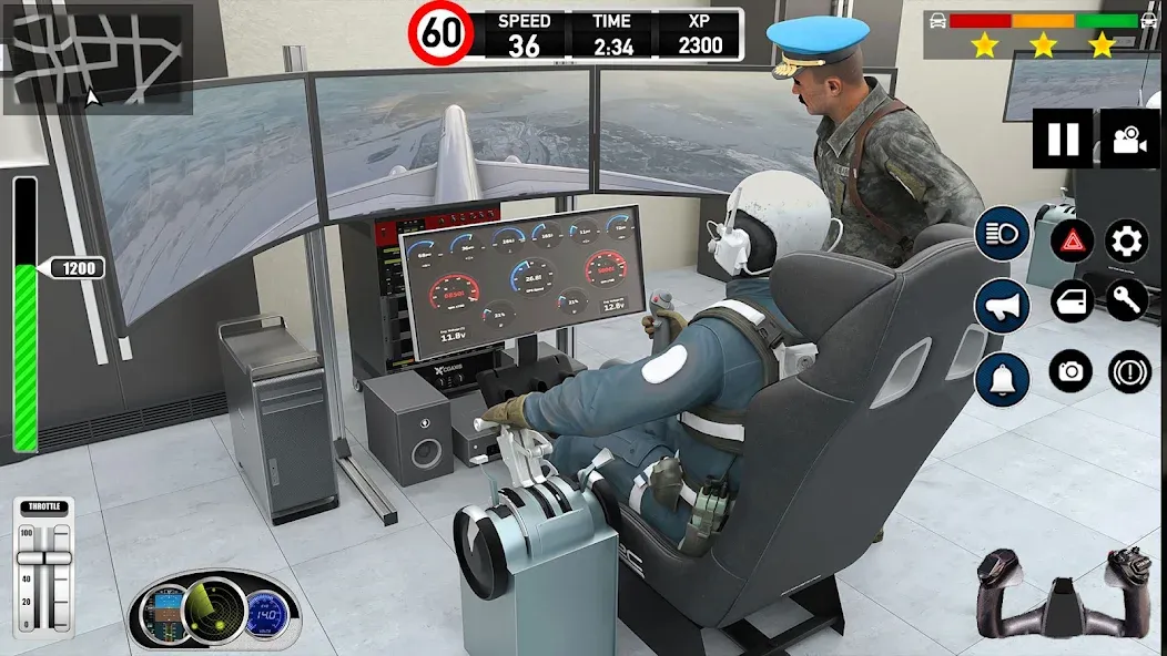 Скачать Plane Pilot Flight Simulator на телефон — Много денег — скриншот 2