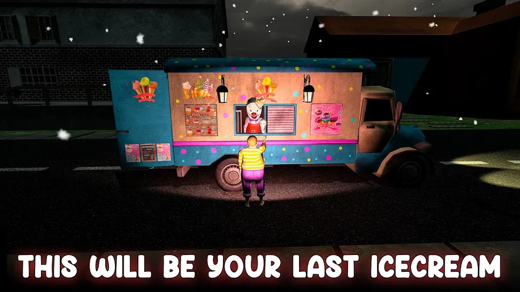 Скачать Ice Cream Man: Horror Scream (Мод: Много денег) на Андроид — скриншот 1