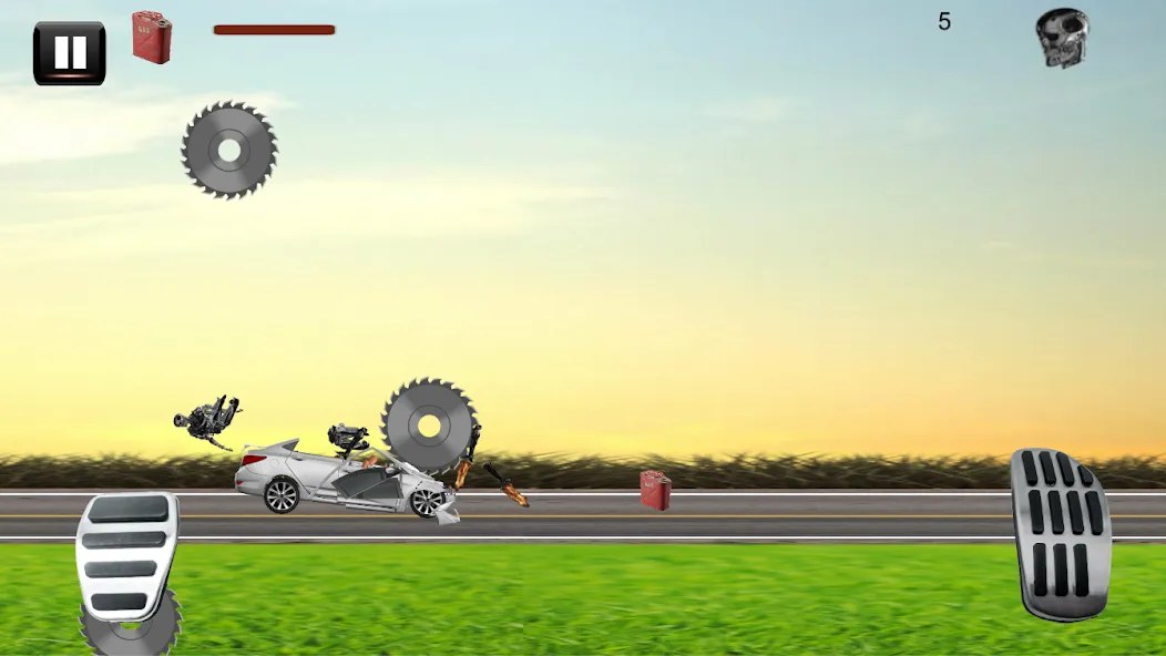 Car Crash 2d MOD APK на Android — Много денег — скриншот 3 Car Crash 2d MOD APK на Android — Много денег — скриншот 3
