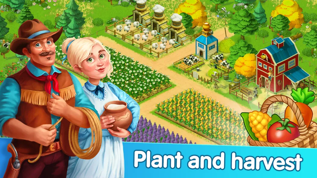 Скачать Homesteads: Dream Farm — Последняя версия (Много денег) — скриншот 2