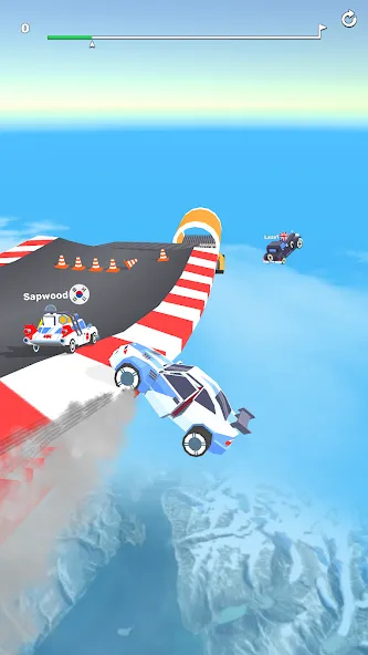 Скачать Ramp Racing 3D — Extreme Race (Мод: Много денег) на Андроид — скриншот 1