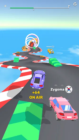 Скачать Ramp Racing 3D — Extreme Race (Мод: Много денег) на Андроид — скриншот 2