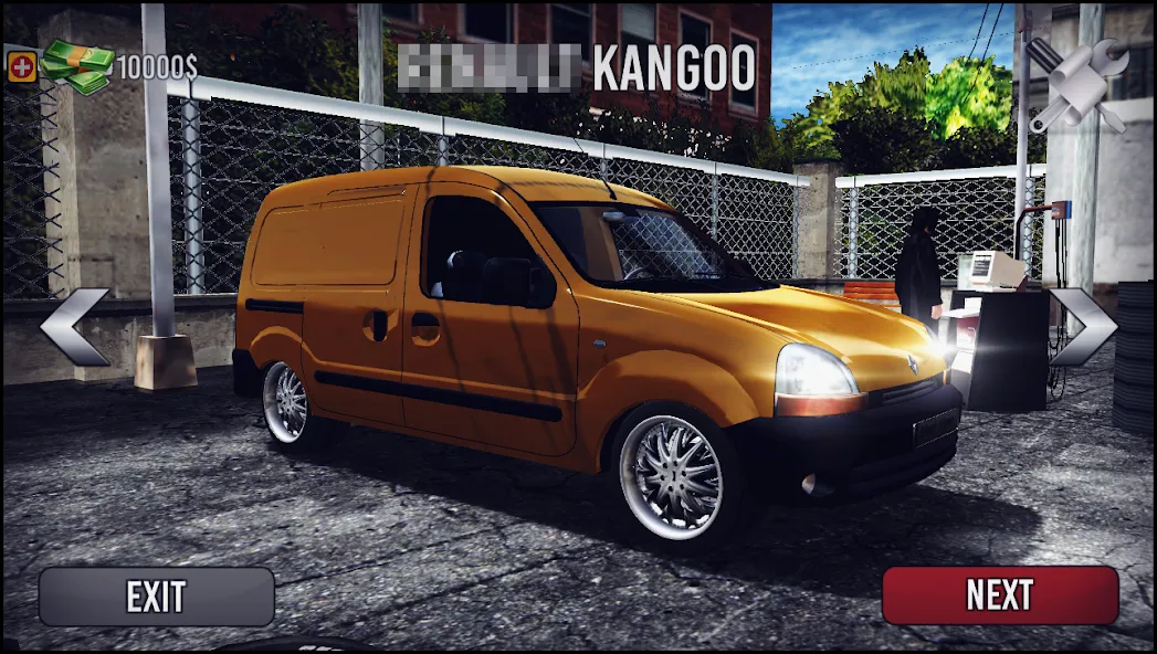 Kango Drift Simulator — Мод: Много денег — скриншот 1