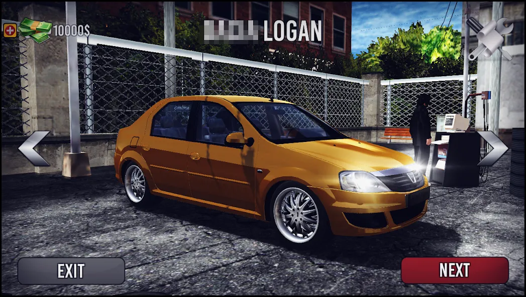 Logan Drift Simulator на Андроид — Мод Много денег — скриншот 1