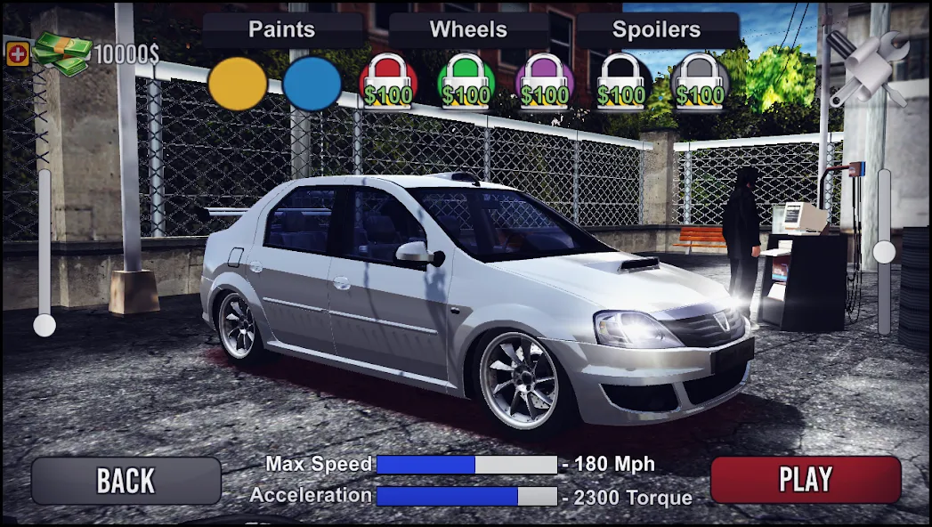 Logan Drift Simulator на Андроид — Мод Много денег — скриншот 2