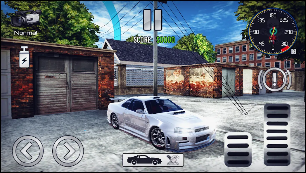 Взломанная Skyline Drift Simulator на Андроид — Много денег — скриншот 5