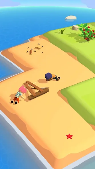 Stranded Island Survival Games MOD APK на Android — Бессмертие и много денег — скриншот 4