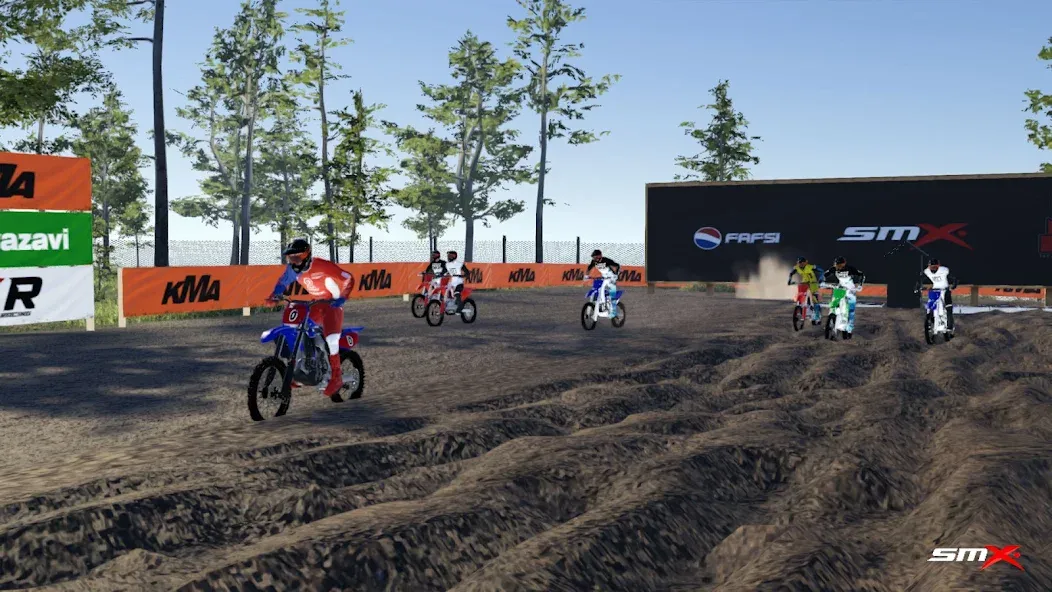 Скачать SMX: Supermoto Vs. Motocross MOD APK — Много денег — скриншот 4