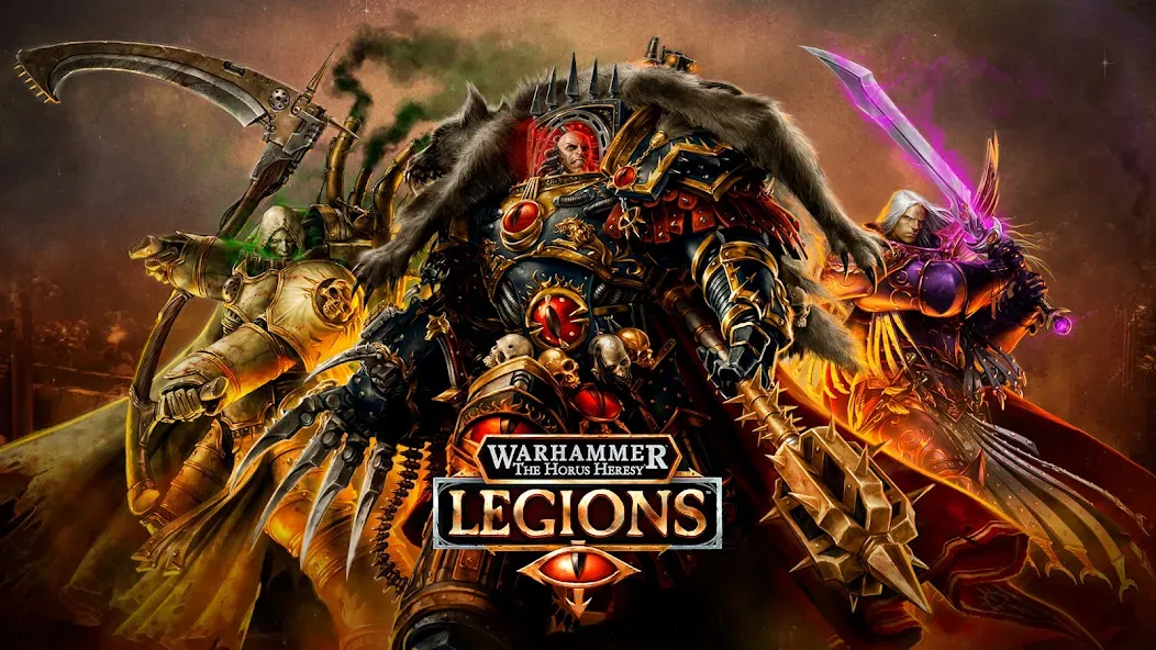 Warhammer Horus Heresy Legions MOD — Все карты открыты на Андроид — скриншот 1 Warhammer Horus Heresy Legions MOD — Все карты открыты на Андроид — скриншот 1